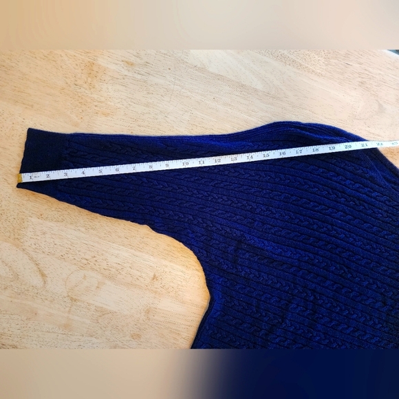 Market & Spruce Reviera Cable Knit Dolman Pullover XL - Picture 5 of 5